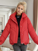 Women Hooded Short Cotton-padded Jacket