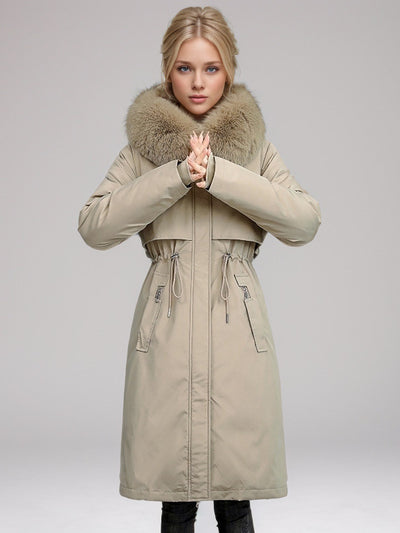 Slim and Long Padded Cotton-padded Coat