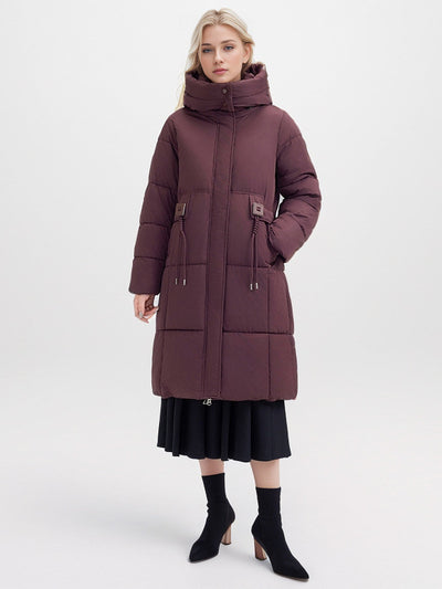 Long Thick Cotton-padded Jacket Coat