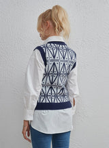 Fashion Geometric Sweater Vest