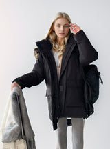 Loose Padded Hooded Cotton-padded Jacket Coat