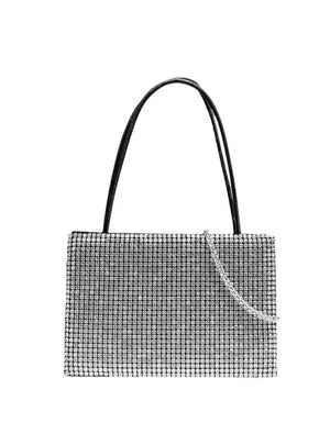 Chain One-shoulder Diamond Handbag