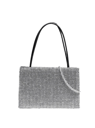 Chain One-shoulder Diamond Handbag