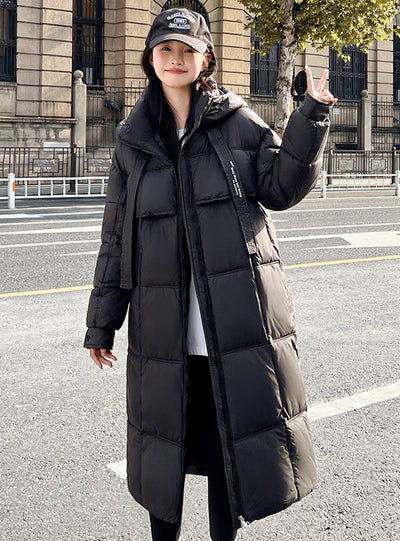 Winter Long Over-the-knee Loose Padded Coat