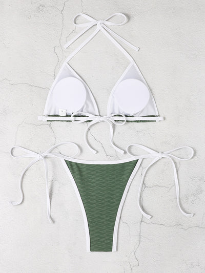 Women Triangular Split Bikini