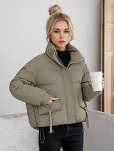 Thickened Vertical Collar Winter Cotton-padded Coat