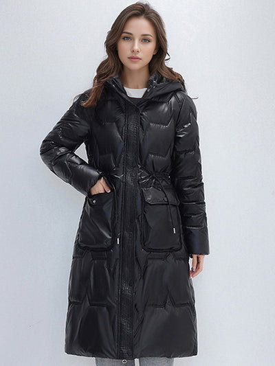 Loose and Thick Medium and Long Over-the-knee Jacket Coat