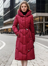 Winter Loose Hooded Long Cotton-padded Coat