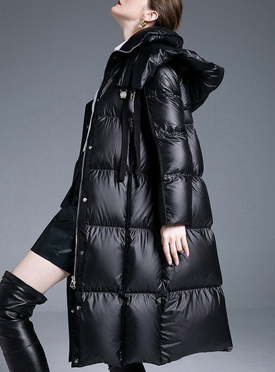 Extended Thick Loose Coat Down Jacket