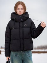 Warm Hooded Padded Cotton-padded Jacket Coat