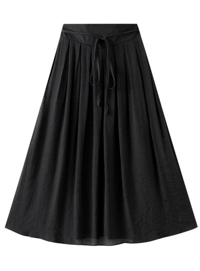 Women Cotton and Linen Skirt