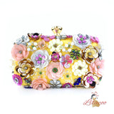 Flower Beaded Bag Banquet Wedding Dinner Bag