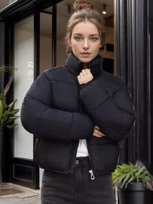 Stand-up Bread Short Cotton-padded Jacket