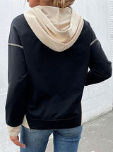 Long Sleeve Color Matching Autumn Top