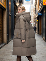 Long Loose Padded Cotton-padded Jacket