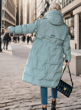 Loose Medium and Long Cotton-padded Coat