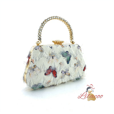 Dancing Butterfly Tassel Handbag Dinner Bag