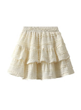 High Waist and Slim Cake Short Skirt