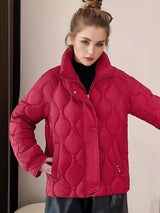 Fashion Stand-up Collar Cotton-padded Jacket Coat