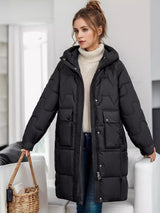 Casual Long Cotton-padded Jacket Coat