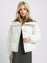 Loose Padded Lapel Cotton-padded Jacket Coat