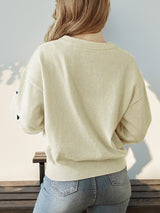 Round Neck Long Sleeve Sweater