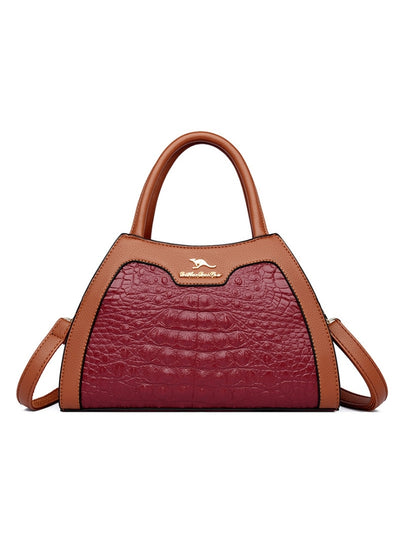 Crocodile One-shoulder Handbag