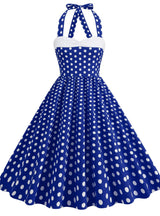 Polk Stitching Hepburn Retro Dress