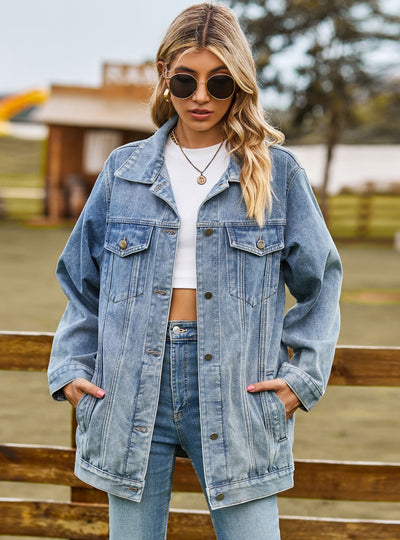 Slim Retro Loose Denim Jacket