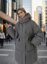 Long Pockets Keep Warm Cotton-padded Jacket