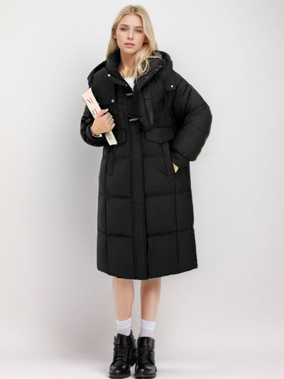 Hooded Padded Cotton-padded Jacket Coat