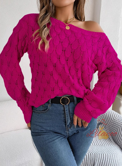 Women Lantern Sleeve Sweater