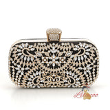 Diamond-studded Slung Portable Clutch Bag