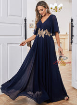 Loose Slim Chiffon Party Evening Dress