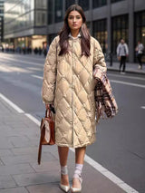 Long and Loose Cotton-padded Jacket