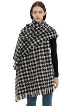 Thickened Houndstooth Scarf Shawl