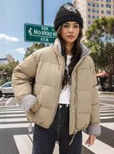 Loose and Thick Short Cotton-padded Jacket Coat