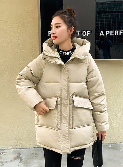 Winter Pocket Cotton-padded Jacket