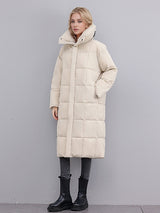 Thickened Slim Long Over Knee-high Cotton-padded Jacket