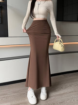 Elastic Slim Fishtail Skirt