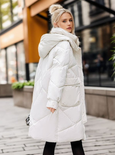 Medium and Long Knee-length Cotton-padded Jacket