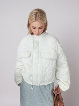 Short Diamond Light Loose Cotton-padded Jacket