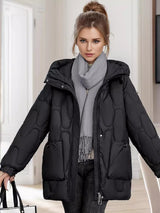 Women Thickened Pocket Cotton-padded Jacket