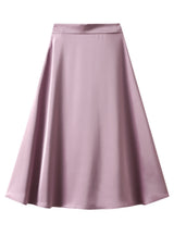 Women Satin Silk Slip Skirt