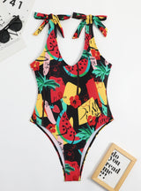 Sexy Floral One-piece Swimsuit