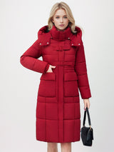 Medium and Long Over-the-knee Thickened Cotton-padded Jacket