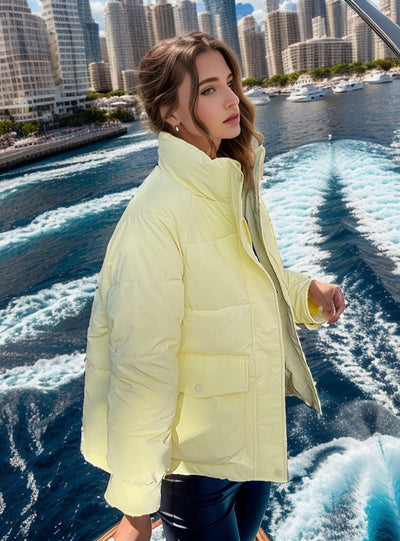 Short Loose Cotton-padded Bread Down Jacket