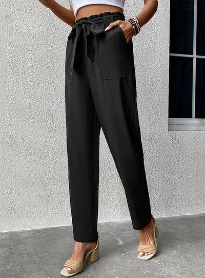 High Waist Trousers Casual Pants