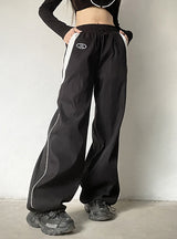 Straight Elastic Waist Sport Pant