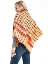 Polyester Square Plaid Scarf